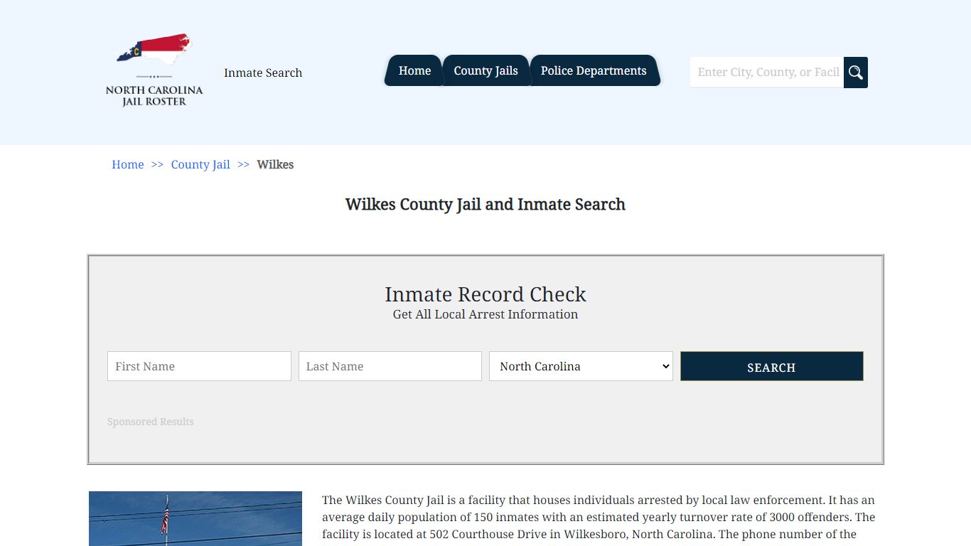 Wilkes County Jail and Inmate Search - North Carolina Jail Roster